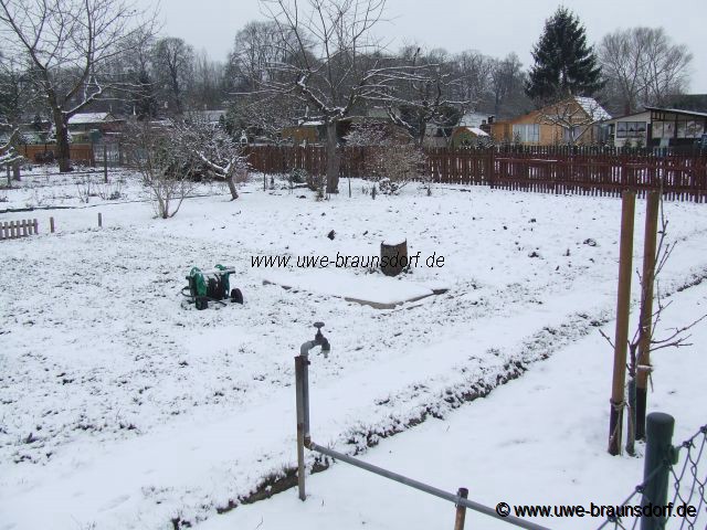 Schnee im warmen Winter 2006/2007