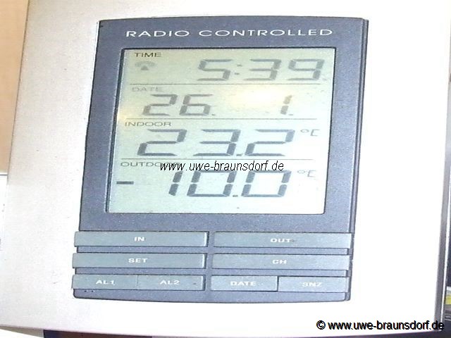 Temperatur am 26.01.2007 um 05:39 Uhr